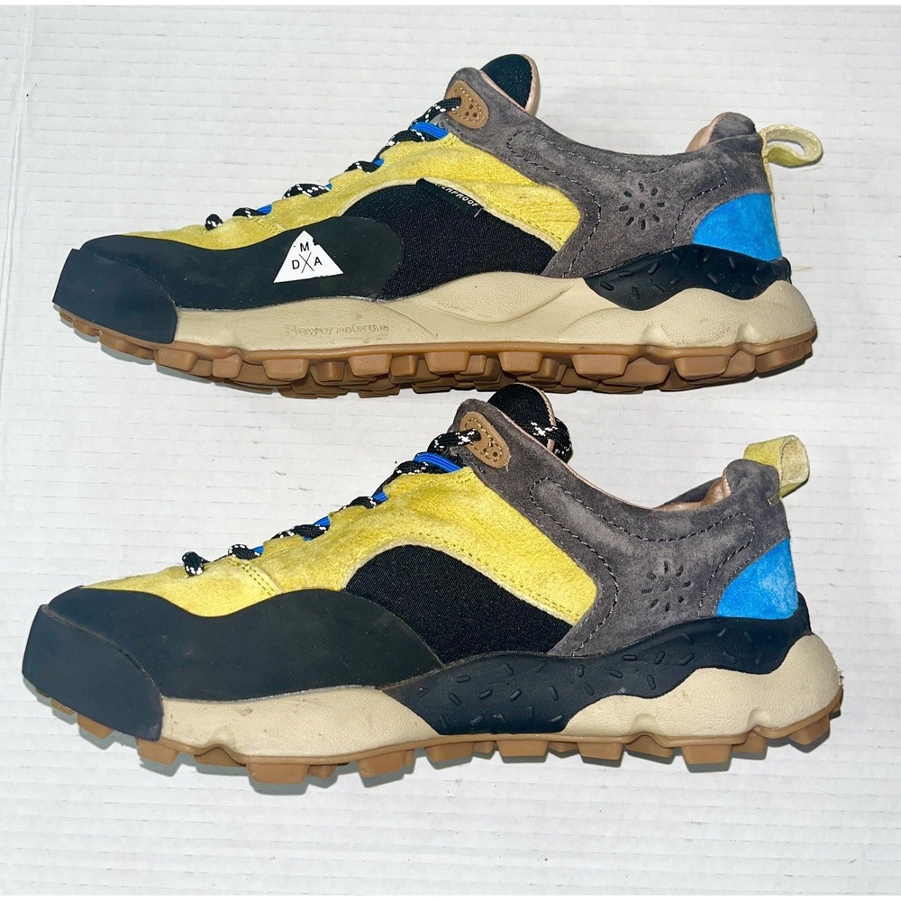 Flower Mountain Sneakers 39 Women's 8 Yellow Back Country Uni Hiking Japan Suede